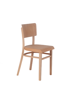 A comfortable dining chair for homes and restaurants. It is also possible to order a table with the chairs in the same wood stain color. Bohemia bentwood dining chair with veneered seat.